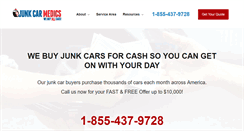 Desktop Screenshot of junkcarmedics.com